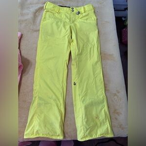 Bright Yellow Snow Pants XS VALCOM